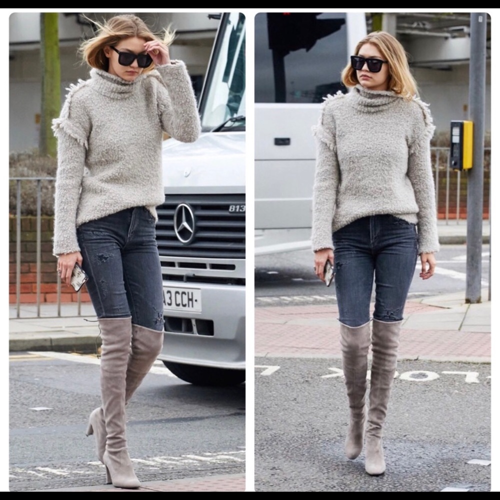 Catherine Malandrino Brown Suede Leather Heeled Boots